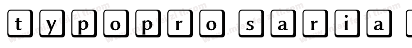 typopro saria regula字体转换